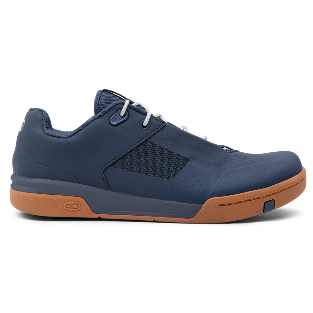 Image of Crank Brothers Stamp Lace Flat MTB Shoes Navy/Silver/Gum