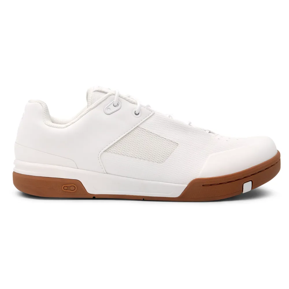Image of Crank Brothers Stamp Lace Flat MTB Shoes White/Gum