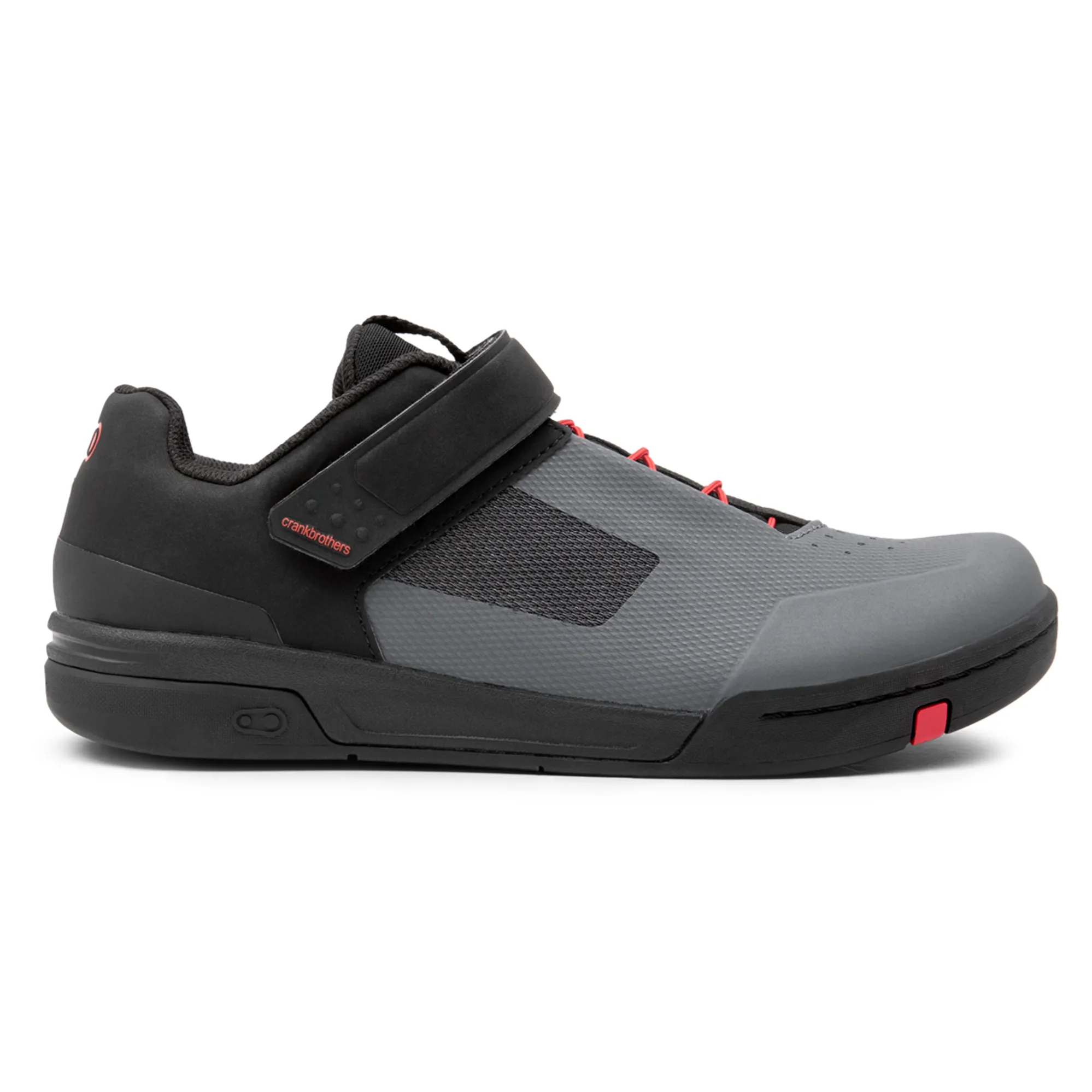 Scarpe Crankbrothers Stamp Speedlace flat grey red Numero 40 Scarpe Crankbrothers Stamp Speedlace flat grey red Numero 40