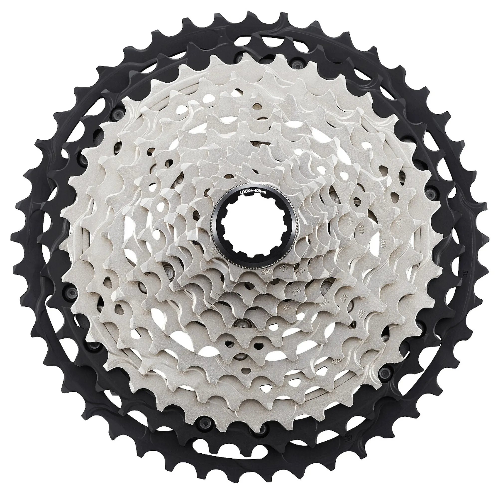Shimano CS-M8100 XT 12 Speed Cassette Black/Silver