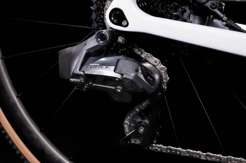 Cube Cross Race C68X SLT 12-Speed Carbon Cyclo Cross Bike 2022 Frost White/Orange-5