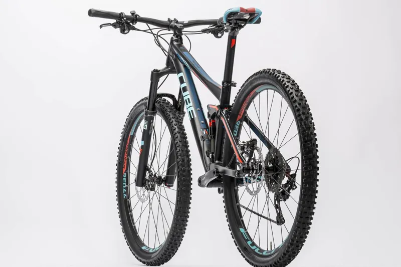 Cube Sting WLS 120 Race 27.5 Womens Mountain Bike 2016 Black/Blue-2