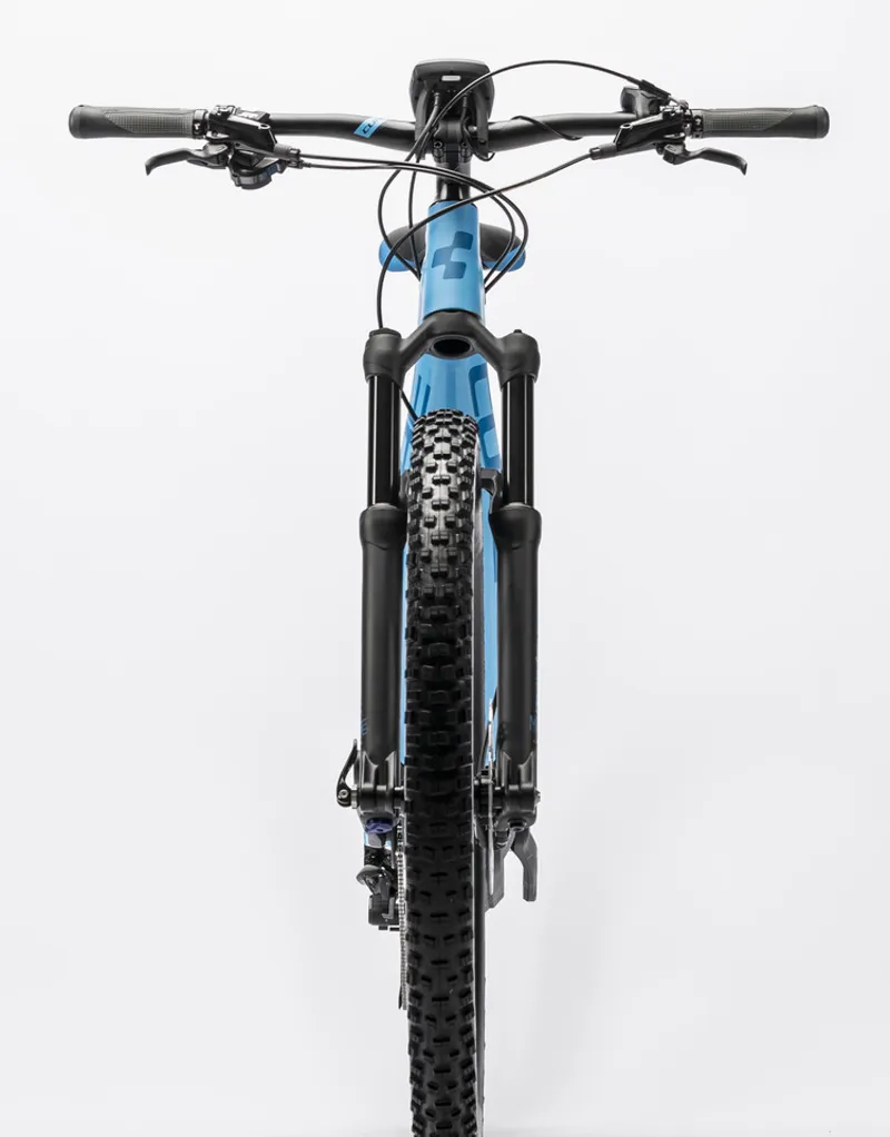 Cube Sting Hybrid 120 SL 500 650b Womens Electric Bike 2016 Blue/Red-4