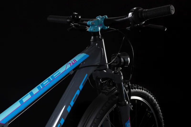 Cube Access 240 Allroad Kids Bike 2019 Grey/Blue/Pink-2
