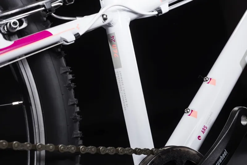 Cube Access 240 Kids Bike 2019 White/Red/Coral-2