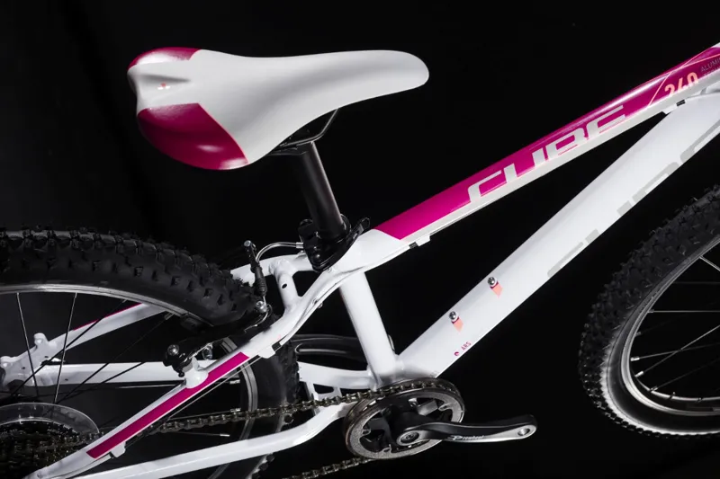 Cube Access 240 Kids Bike 2019 White/Red/Coral-3
