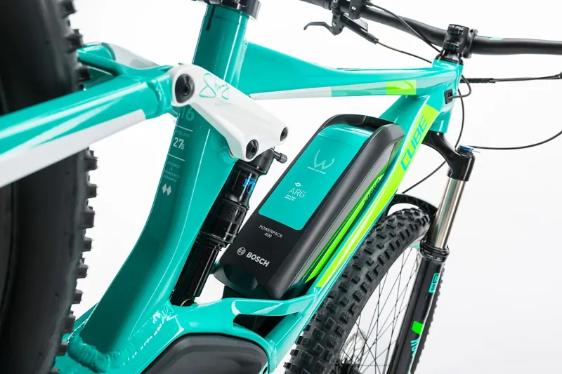 Cube Access WLS Hybrid 120 SL 27.5 Womens Electric Bike 2017 Mint-3