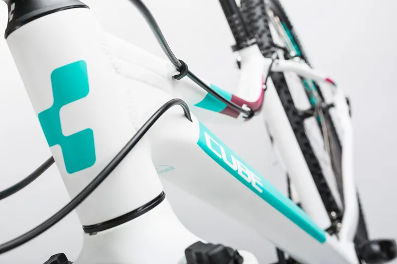 Cube Access WLS Womens Mountain Bike 2017 White/Mint-3