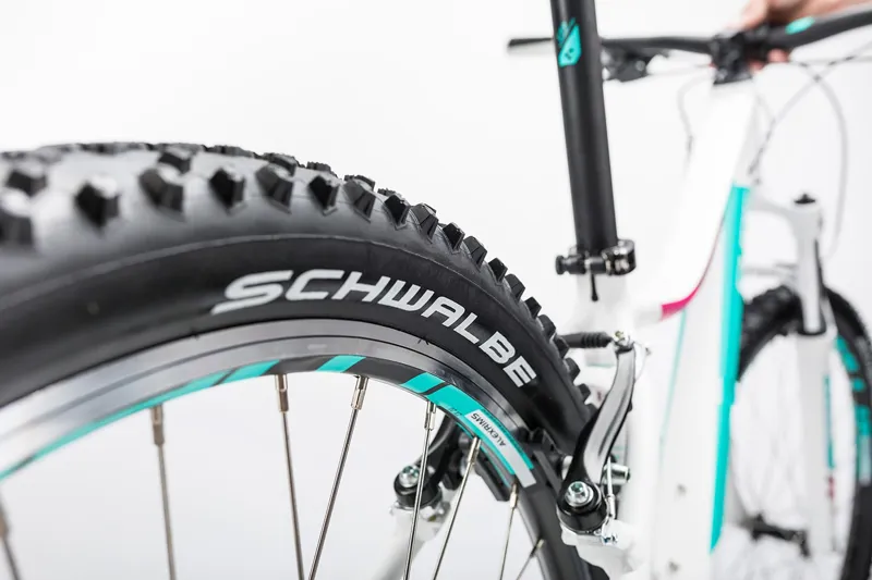 Cube Access WLS Womens Mountain Bike 2017 White/Mint-6