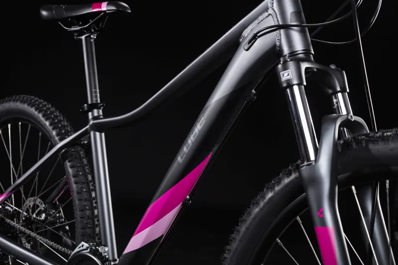 Cube Access Womens Mountain Bike 2019 Iridium/Berry-2