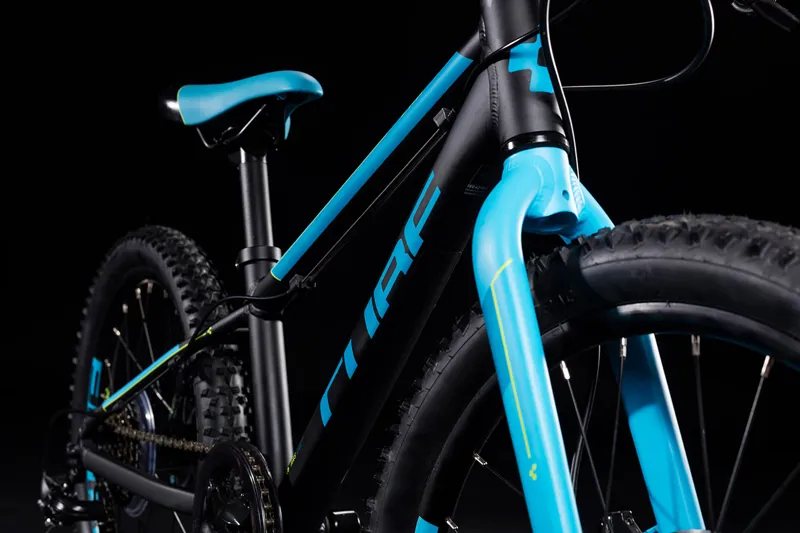 Cube Acid 200 Disc 20in Wheel Kids Bike Black/Blue/Kiwi-7