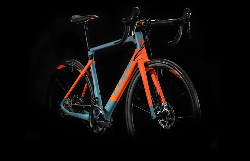 Cube Agree C:62 Race Disc Ultegra Carbon Road Bike 2020 Grey/Orang-1