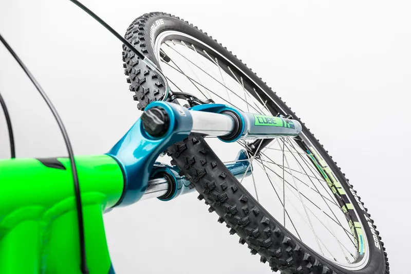 Cube Aim 27.5 Hardtail Mountain Bike 2017 Blue/Green-8