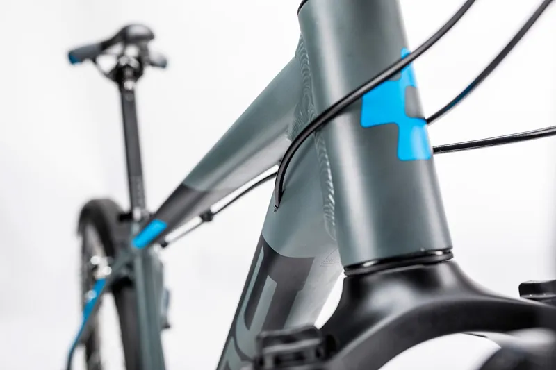 Cube Aim Allroad 27.5 Hardtail Mountain Bike 2017 Grey/Blue-8