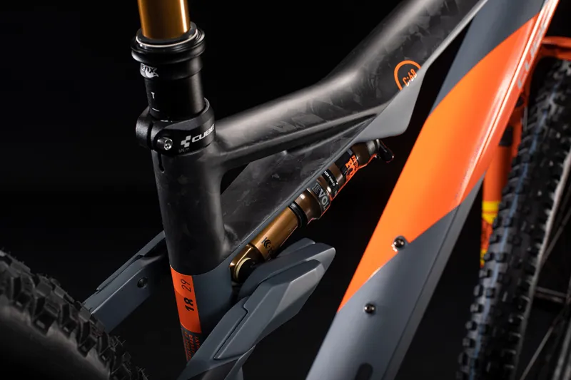 Cube Ams 100 C:68 TM 29er GX Carbon Mountain Bike 2020 Grey/Orange-5