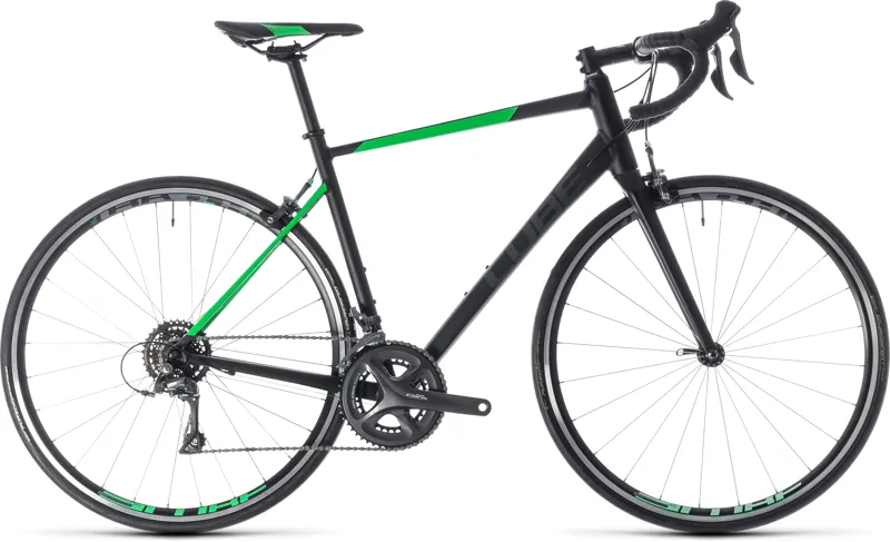Cube Attain Road Bike 2018 Black/Green