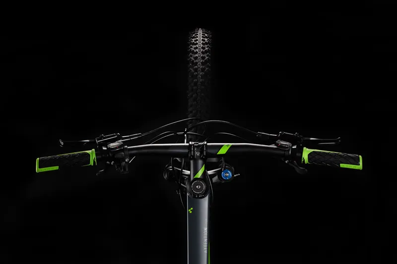 Cube Attention Hardtail Mountain Bike 2020 Grey/Green-2