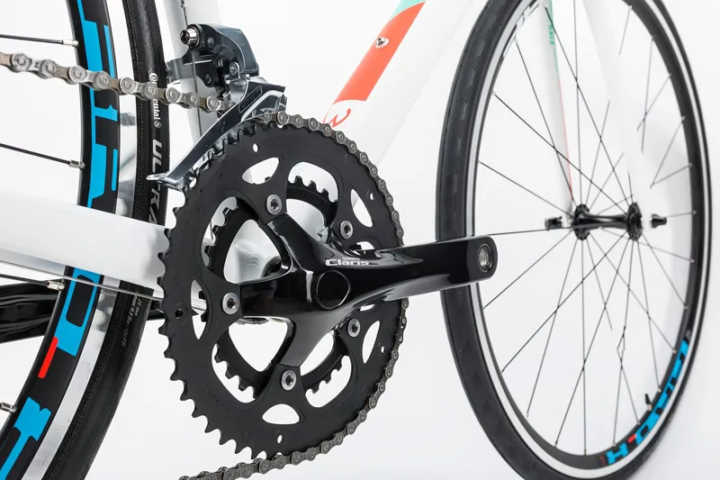 Cube Axial WLS Womens Road Bike 2017 White/Reef Blue-5