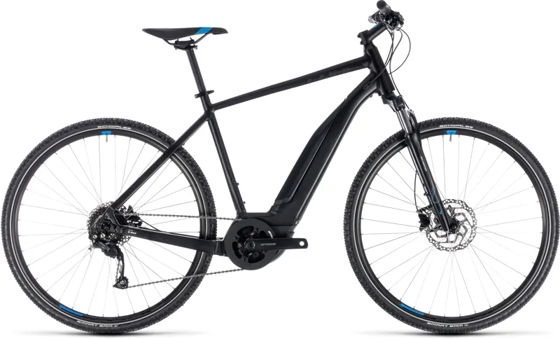 Cube Cross Hybrid One 500 Electric Bike 2018 Black