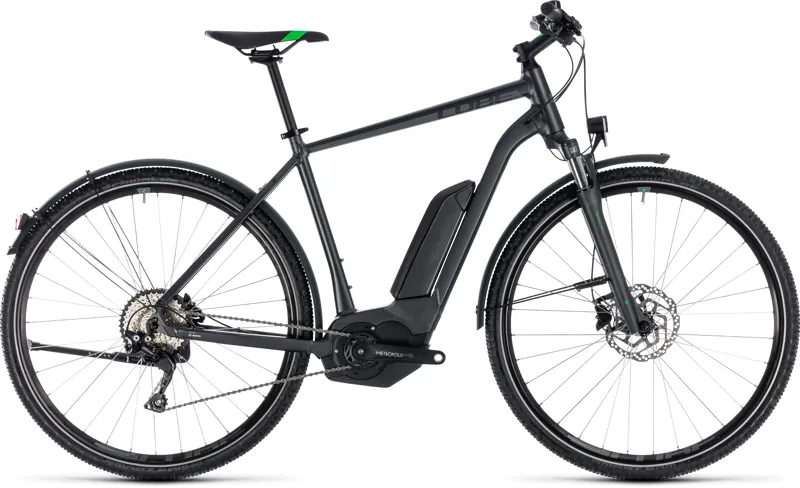Cube Cross Hybrid Pro Allroad 400 Electric Bike 2018 Grey