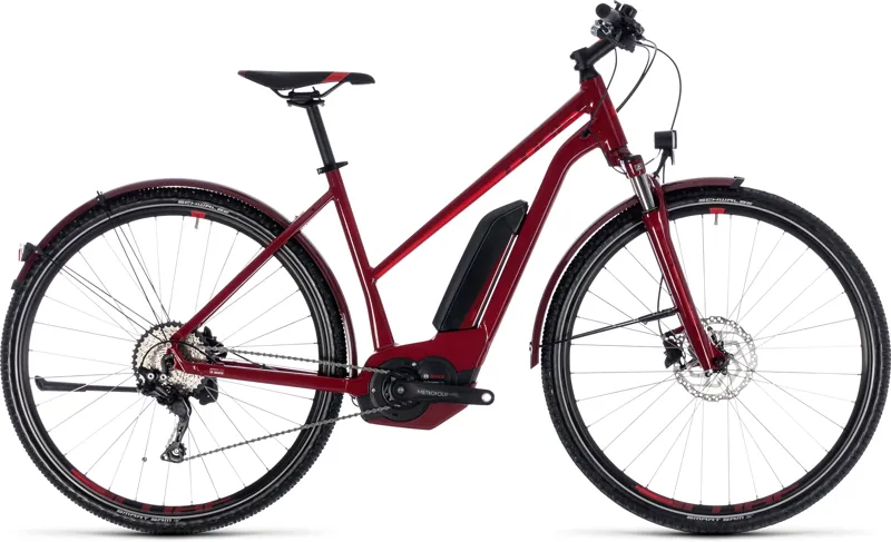 Cube Cross Hybrid Pro Allroad 400 Womens Electric Bike 2018 Red