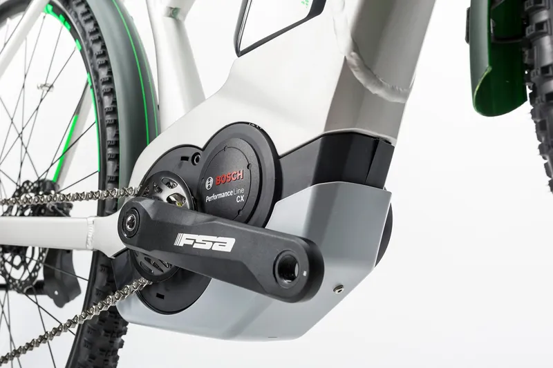 Cube Cross Hybrid Race Allroad 500 Electric Bike 2017 Silver/Green-4