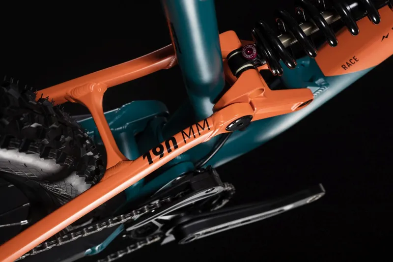 Cube Hanzz 190 Race 27.5 Mountain Bike 2019 Pinetree/Orange-3