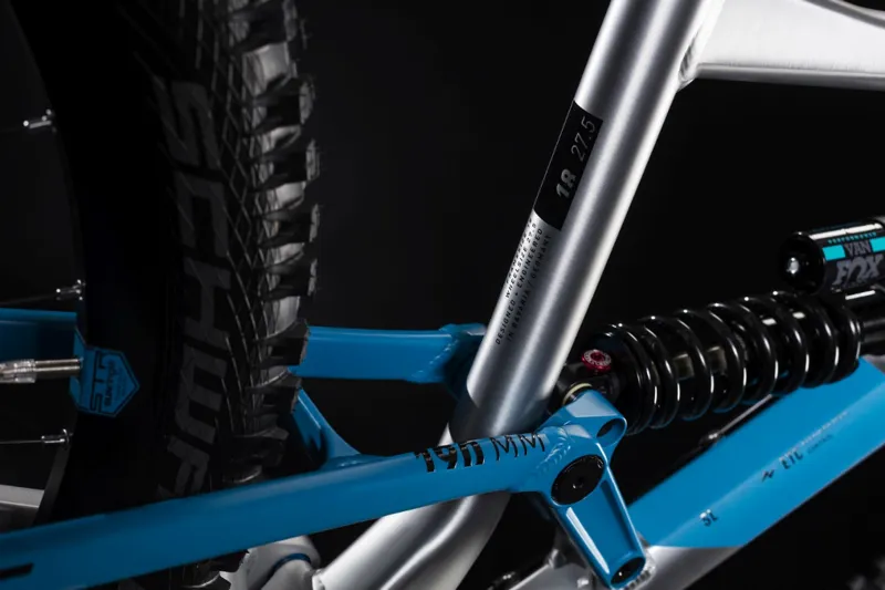 Cube Hanzz 190 SL 27.5 Mountain Bike 2019 Metal/Petrol-4