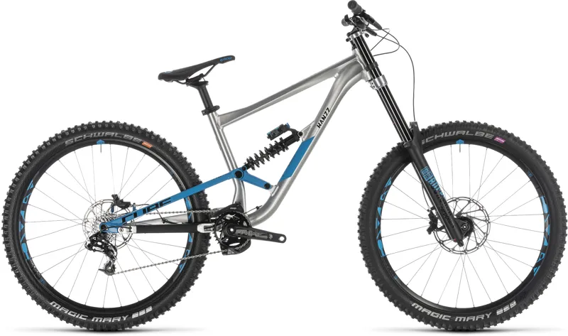 Cube Hanzz 190 SL 27.5 Mountain Bike 2019 Metal/Petrol