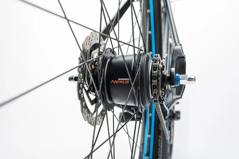 Cube Hyde Pro Trapeze Hybrid Bike 2017 Black/Blue-8