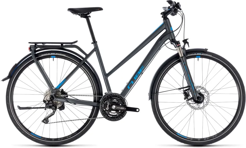 Cube Kathmandu EXC Womens Hybrid Bike 2018 Iridium/Blue