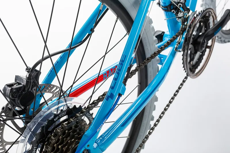 Cube Kid 240 Disc Boys Bike 2017 Blue/Red-2