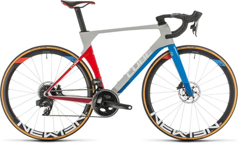 Cube Litening C68X Race Team Force AXS Disc Road Bike 2020 GRY/RED/BLU