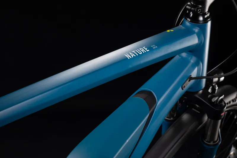 Cube Nature Hybrid EXC500 Allroad Trapeze Electric Bike 2020 Blue/Lime-3