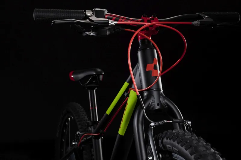 Cube Reaction 240 SL Kids Bike 2019 Black/Red/Green-4