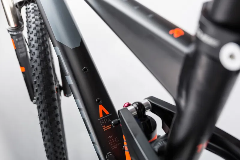 Cube Stereo 120 HPA Pro Mountain Bike 2017 Black/Flash Orange-2