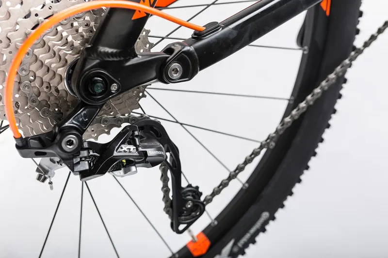 Cube Stereo 120 HPA Pro Mountain Bike 2017 Black/Flash Orange-5