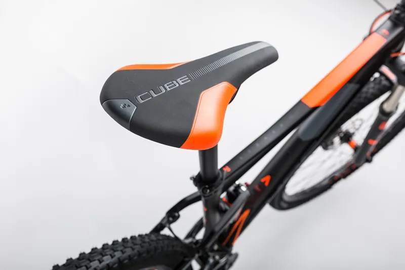 Cube Stereo 120 HPA Pro Mountain Bike 2017 Black/Flash Orange-8