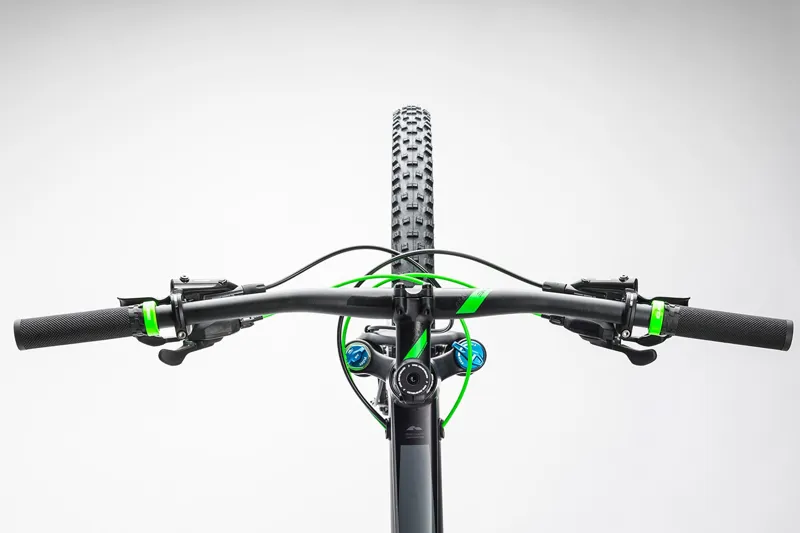 Cube Stereo 120 HPA SL Mountain Bike 2017 Black/Green-1