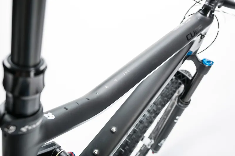 Cube Stereo 120 HPC Race Mountain Bike 2017 Carbon/White-2