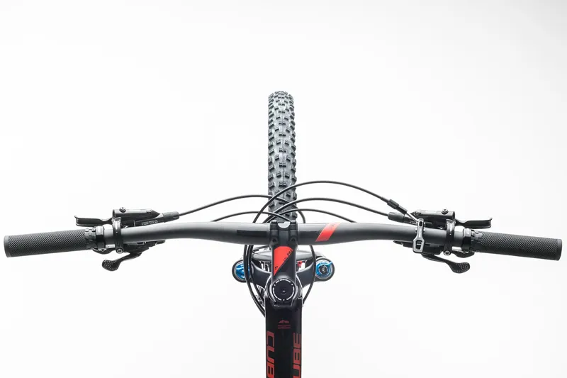 Cube Stereo 140 C:62 Race 27.5 Mountain Bike 2017 Carbon/Flash Orange-1