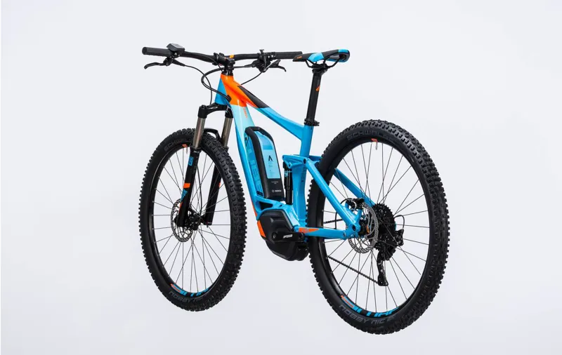 Cube Stereo Hybrid 120 HPA Pro 400 Electric Bike 2017 Blue/Orange-9