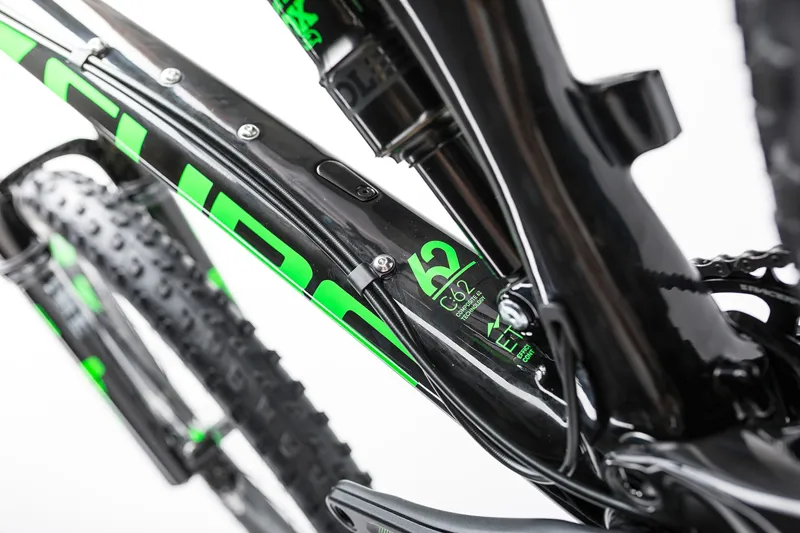 Cube Stereo 140 C:62 SL 27.5 Mountain Bike 2017 Black/Green-3