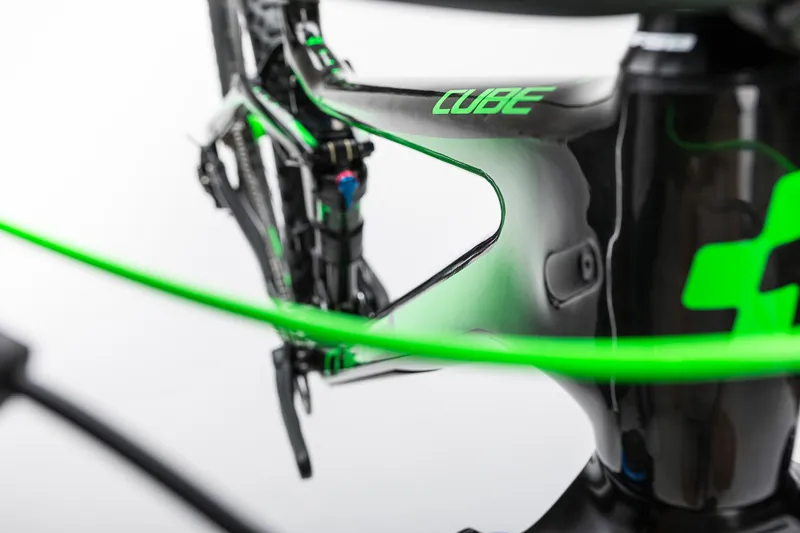 Cube Stereo 140 C:62 SL 27.5 Mountain Bike 2017 Black/Green-5