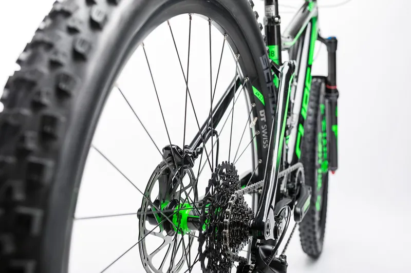 Cube Stereo 140 C:62 SL 27.5 Mountain Bike 2017 Black/Green-8