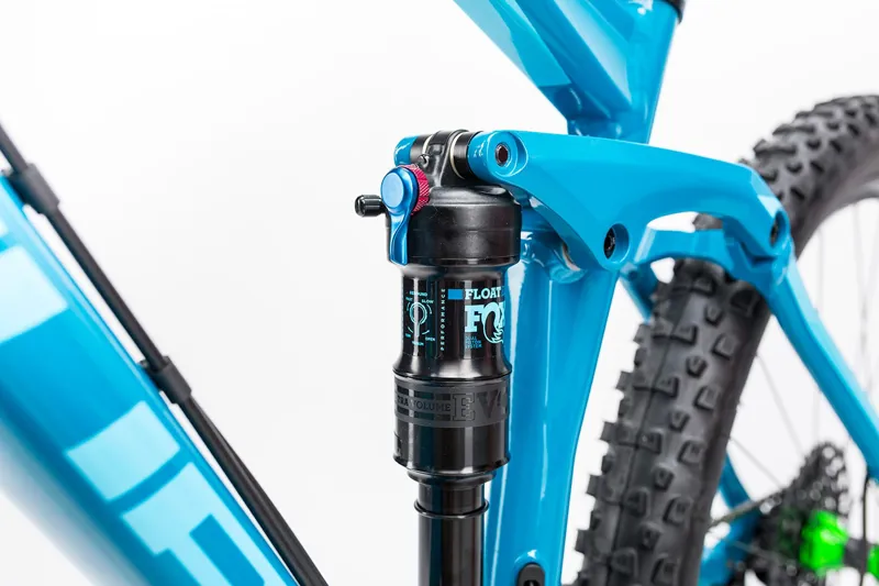 Cube Stereo 140 HPA SL 27.5 Mountain Bike 2017 Blue/Green-5