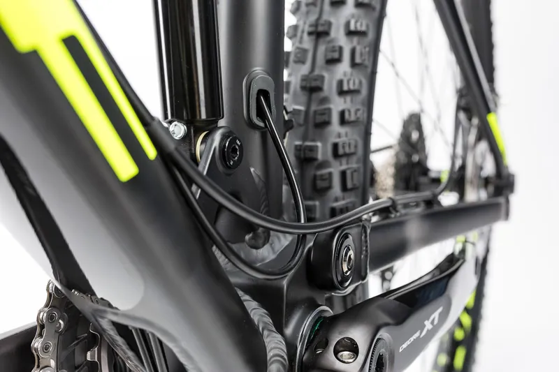 Cube Stereo 140 HPA Race 27.5 Mountain Bike 2017 Black/Flash Yellow-5