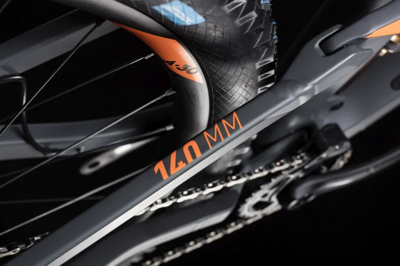 Cube Stereo 140 HPC TM 27.5 Mountain Bike 2019 Grey/Orange-5