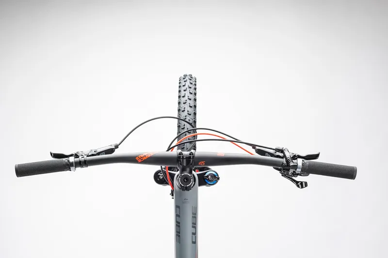 Cube Stereo 160 C:62 SL 27.5 Mountain Bike 2017 Grey/Flash Red-1