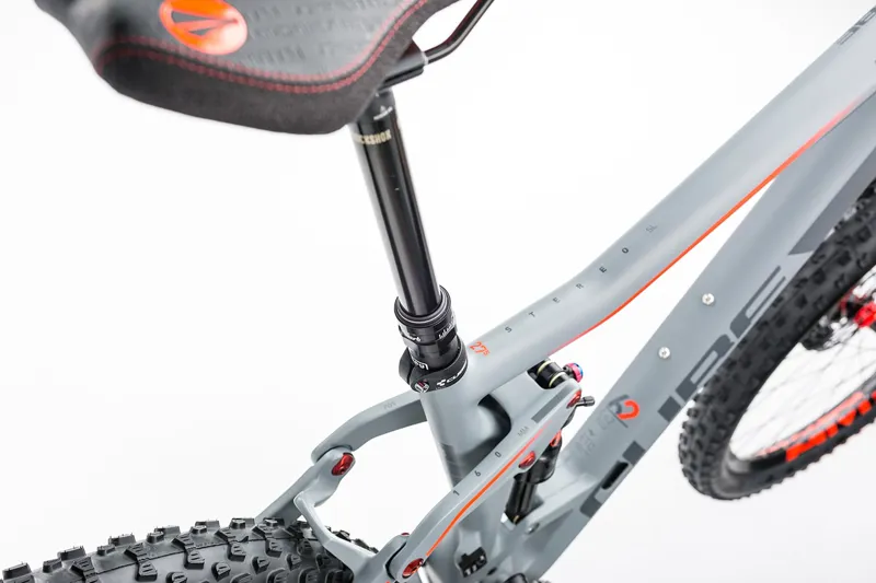 Cube Stereo 160 C:62 SL 27.5 Mountain Bike 2017 Grey/Flash Red-9